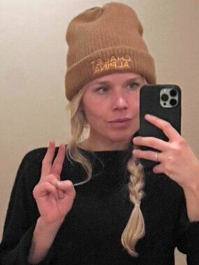 The Elder Statesman Chalet Alpina Cashmere Beanie